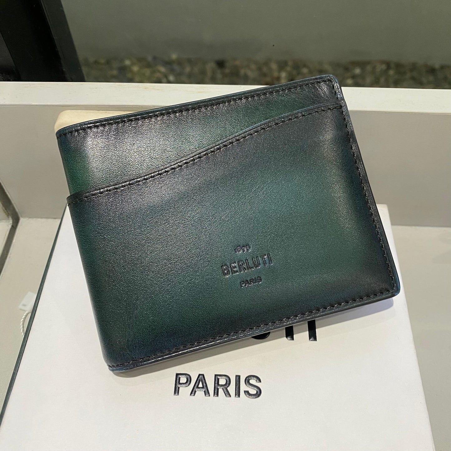 BELT GREEN WALLET