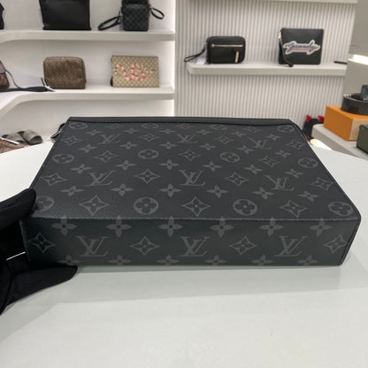 LV MONOGRAM BLACK CLUTCH