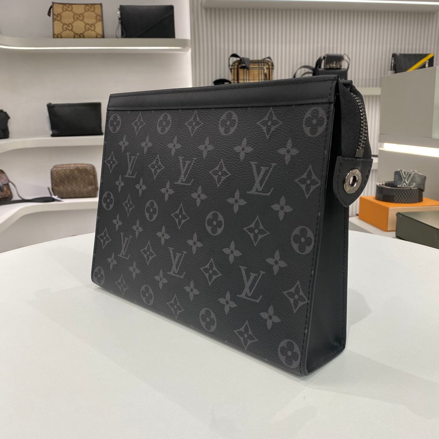 LV MONOGRAM BLACK CLUTCH