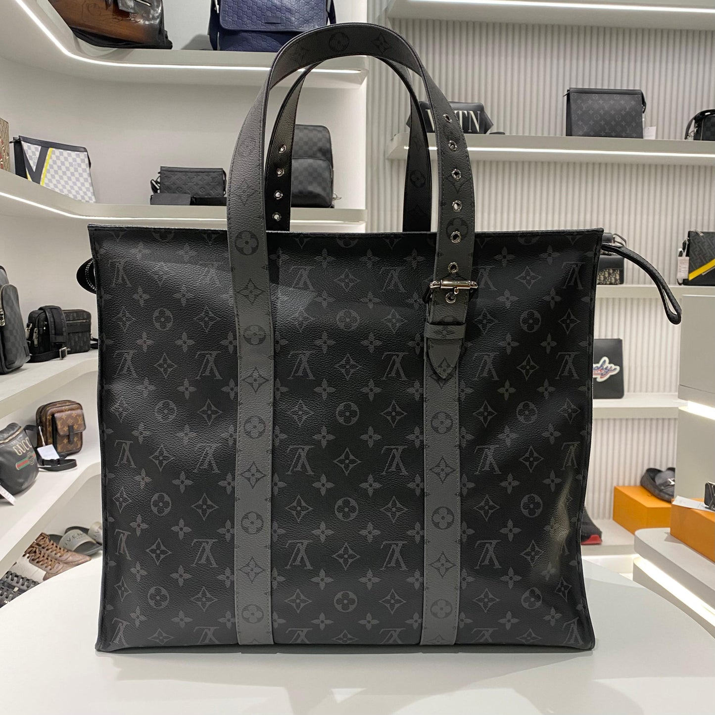 DAMIER BLACK TOTEBAG