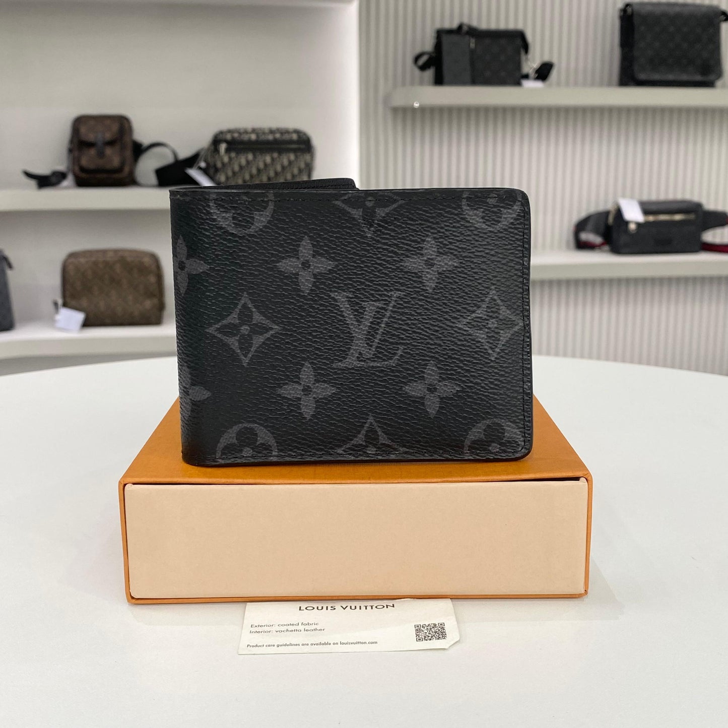 MONOGRAM ECLIPSE WALLET BLACK