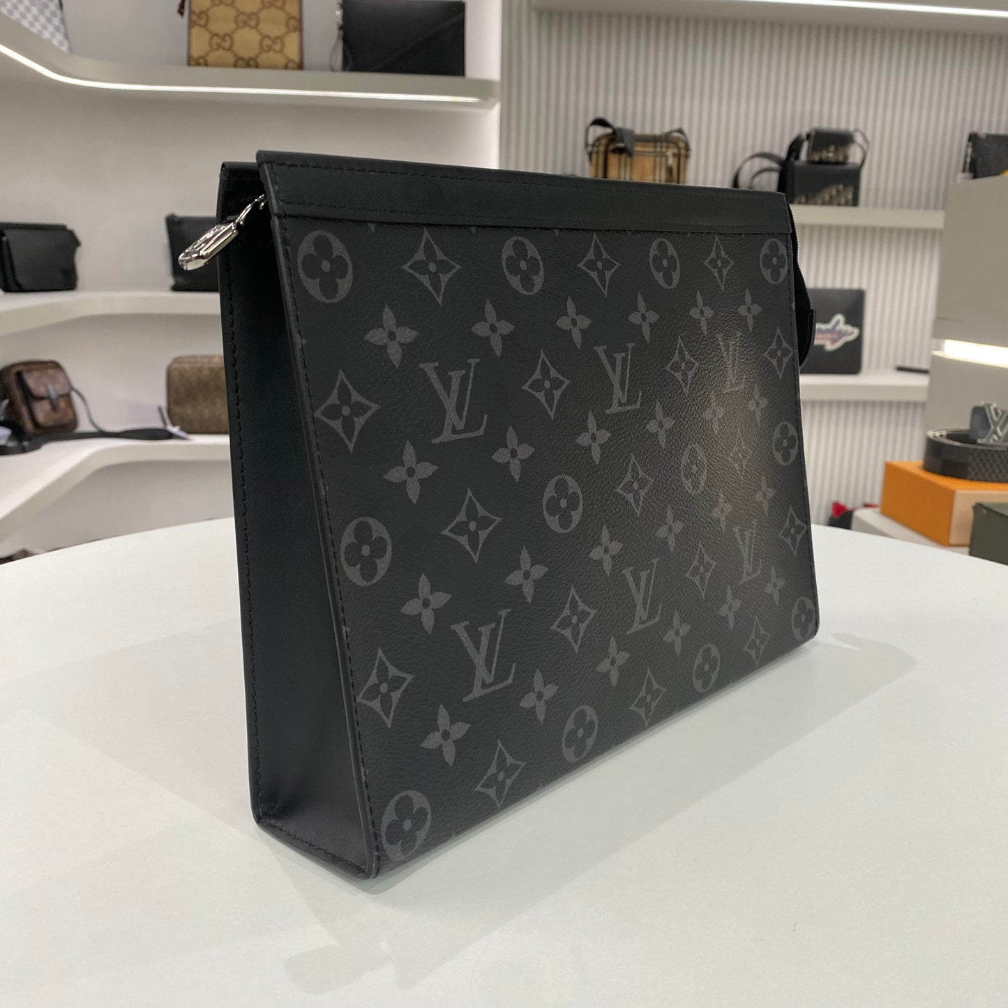 LV MONOGRAM BLACK CLUTCH