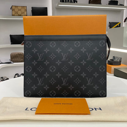 LV MONOGRAM BLACK CLUTCH